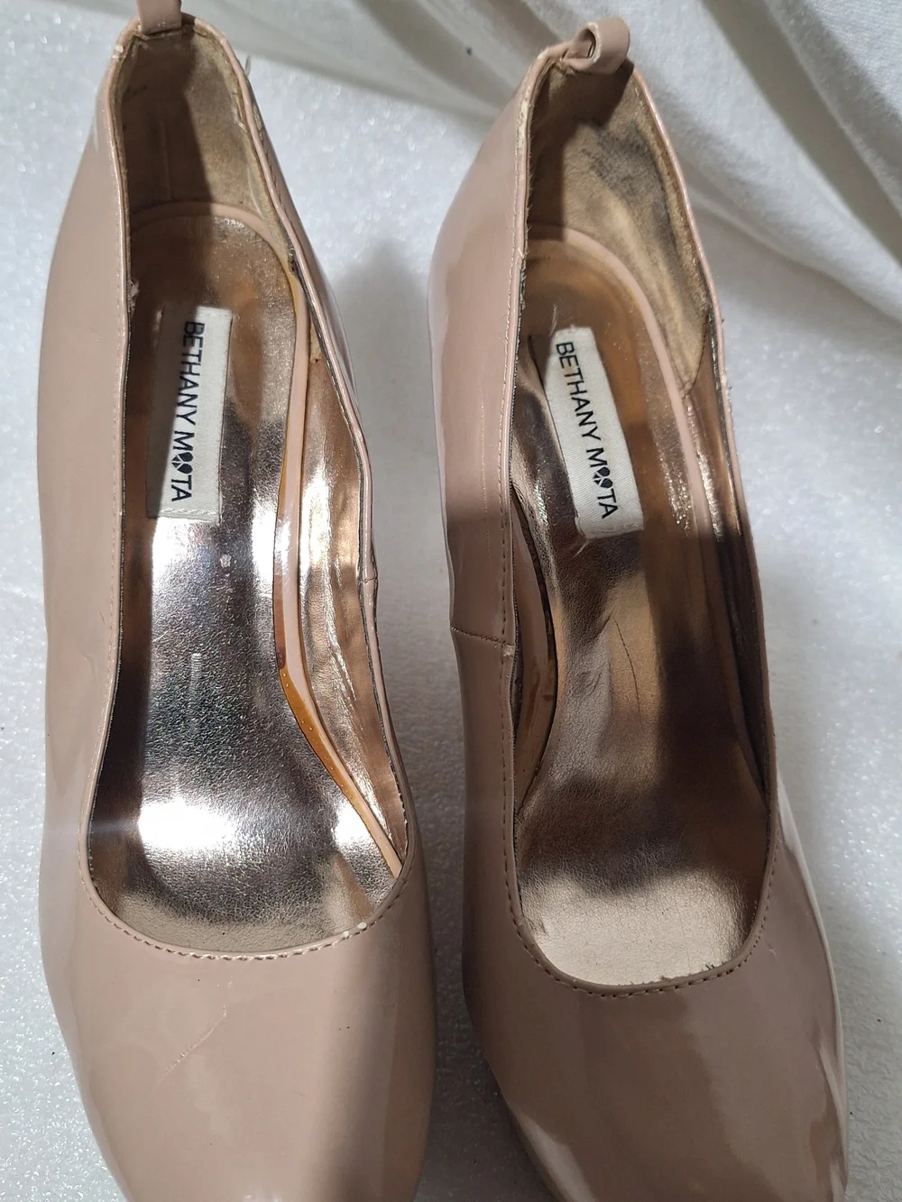 Women’s Nude Platform Wedge Pumps